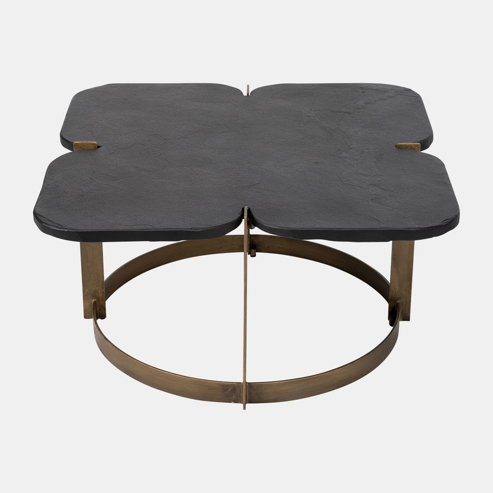 32x17 Stone Top Coffee Table