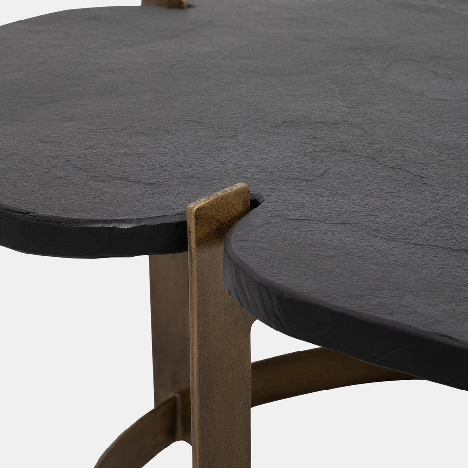 32x17 Stone Top Coffee Table