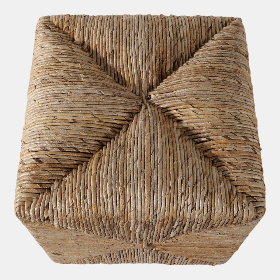 Rattan Square Ottoman