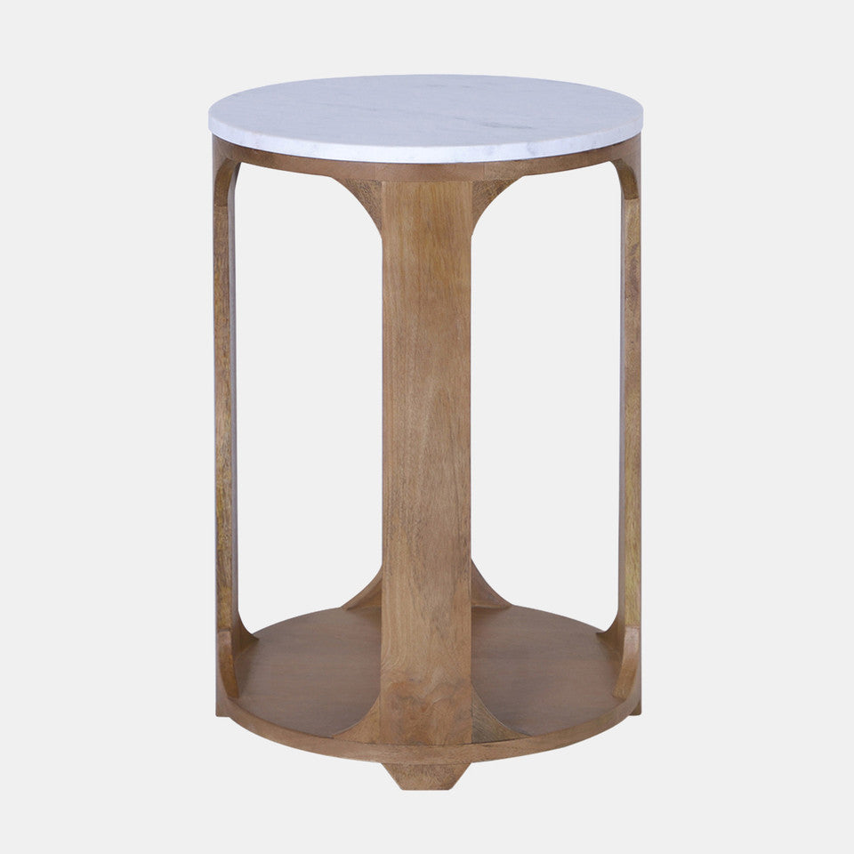 Marble Top Accent Table