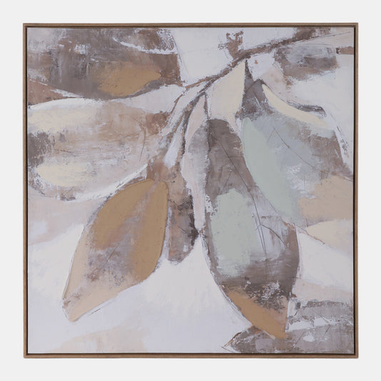 Handpainted Fall Leaves Wall Art