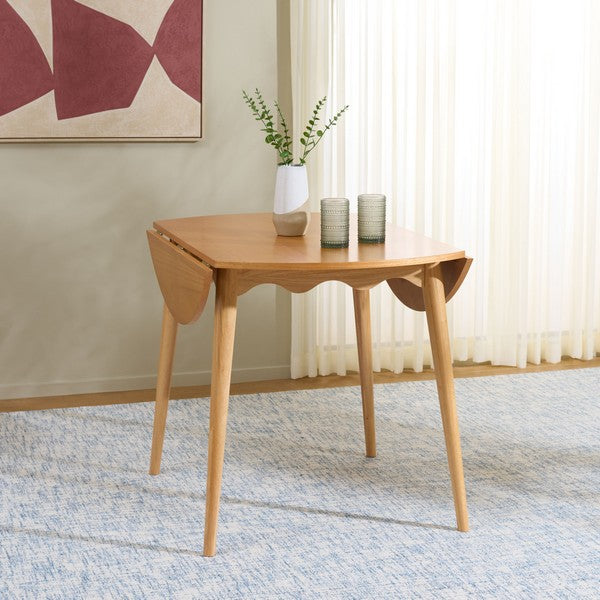 Roma Rnd Drop Leaf Scallop Table