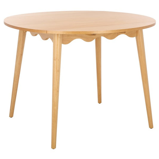 Roma Rnd Drop Leaf Scallop Table